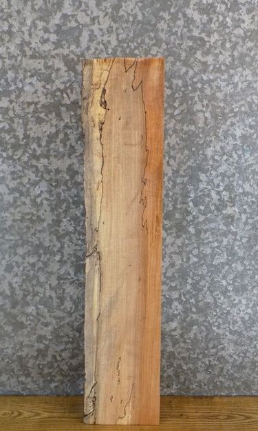 Reclaimed Partial Live Edge Maple Mantel Wood Slab 8701